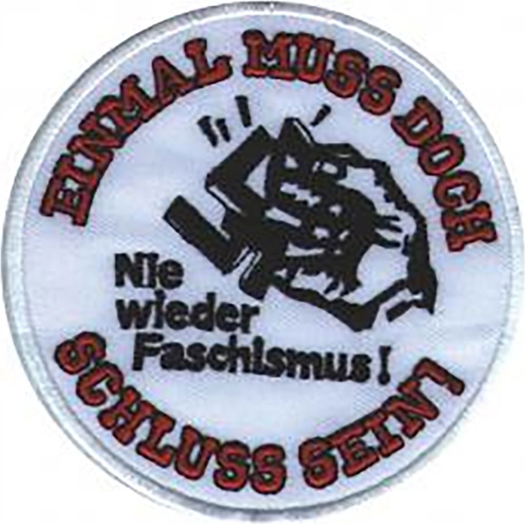 Einmal muss doch Schluß sein - Aufnäher