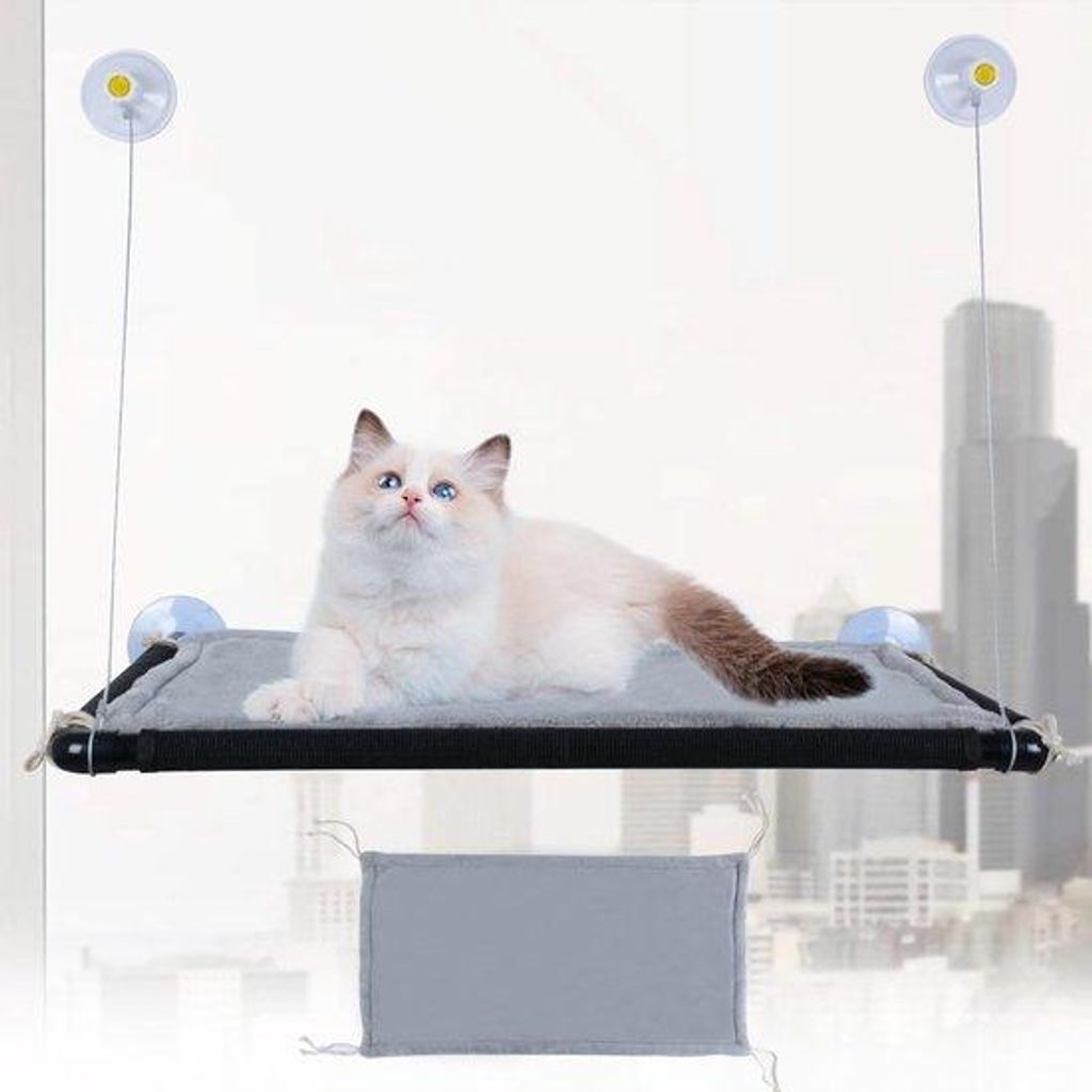 Kunstleden kattenhangmat voor raam