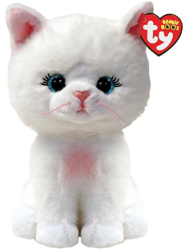Ty 37377 - Amelia il gatto - Peluche Beanie Boos - 15 cm di Immagine del prodotto 