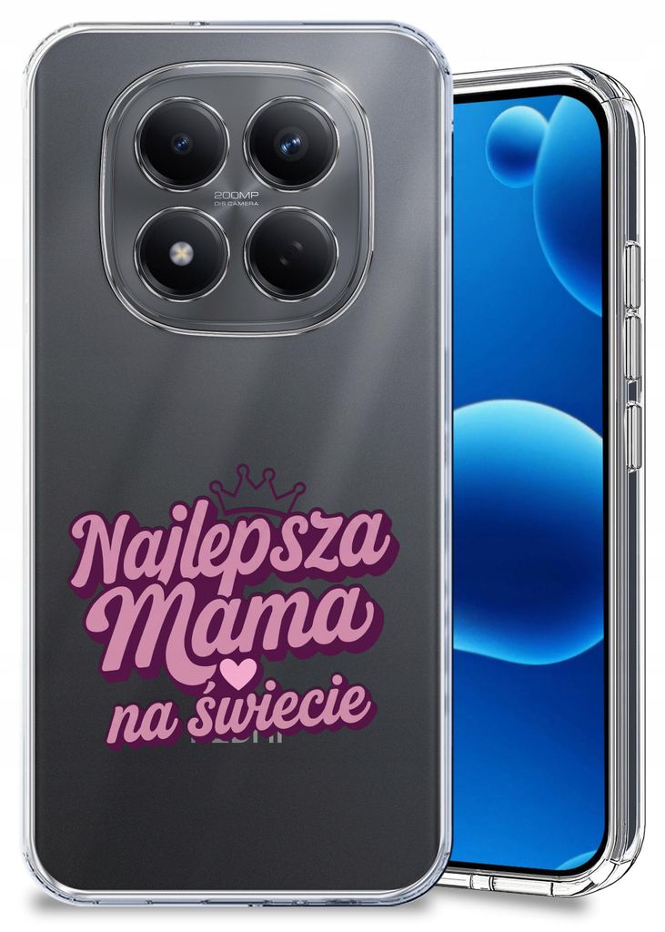Hülle für Xiaomi Redmi Note 15 Pro+ Plus 5G – Motive für Mama – Transparente Hülle