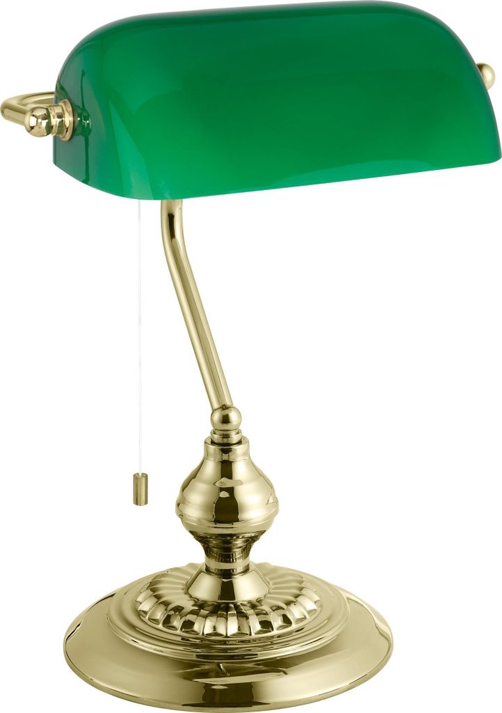 EGLO Tischlampe Banker, Vintage, Retro, Art Deco, Klassik, Produktbild 
