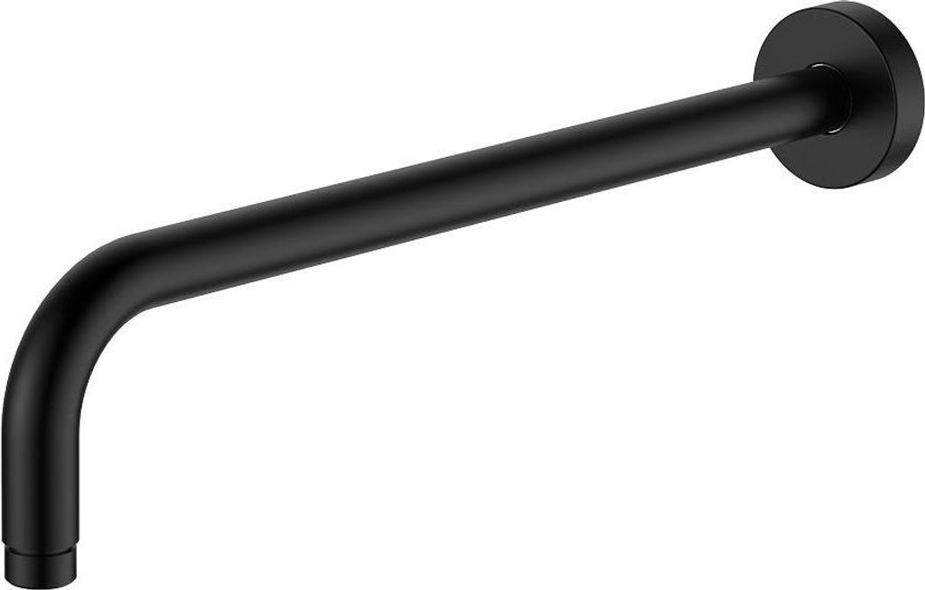 Avapax | Duscharm - 37,9 Cm - Schwarz Matt - Edelstahl - Kollektion Ronde