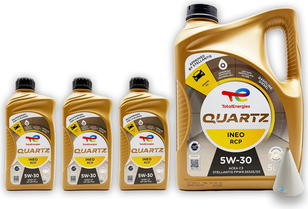 Total Quartz Ineo RCP | 5W-30 | 8 L | Stellantis Produktbild 