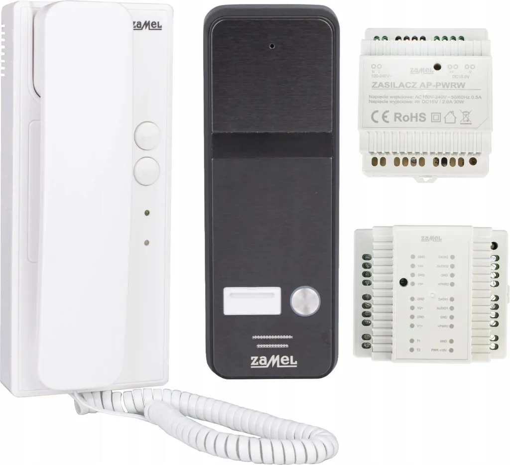 Interphone Filaire AS-101A avec Commande de Gâche pour Portail et Portillon