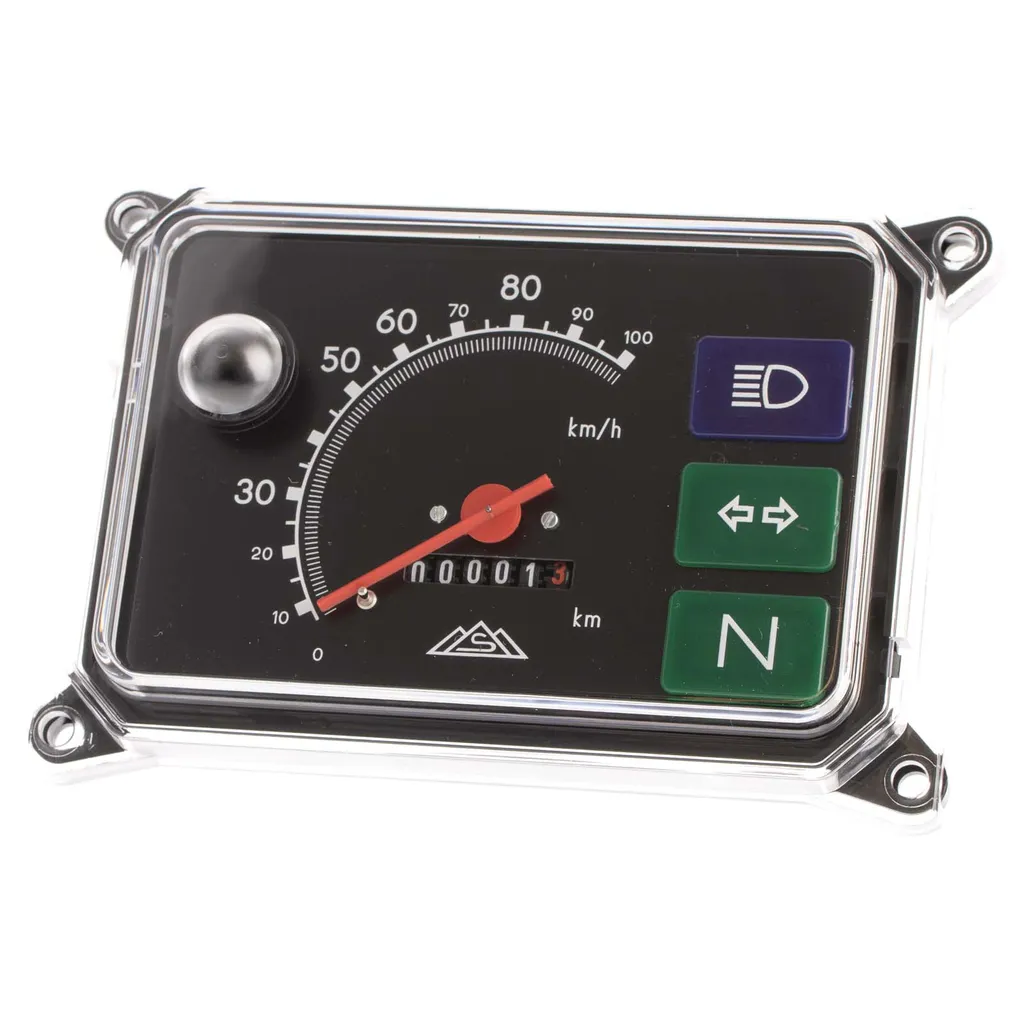 Combinaison d'appareils avec éclairage pour Simson SR50 et SR80 6V - 10