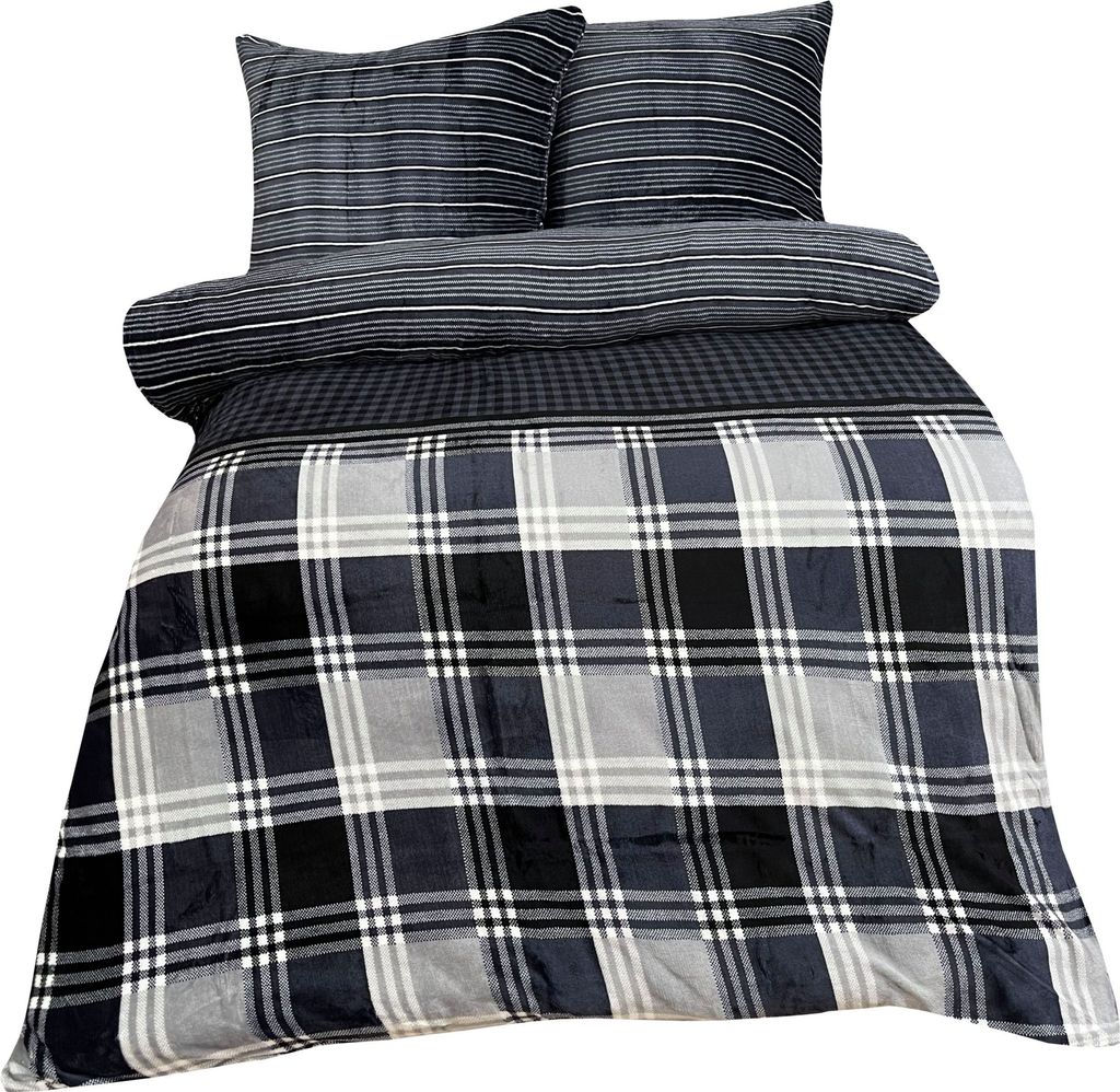 Winter Bettwäsche Cord Optik – Teddy Plüsch, Kuschelig Warm In Bordeaux