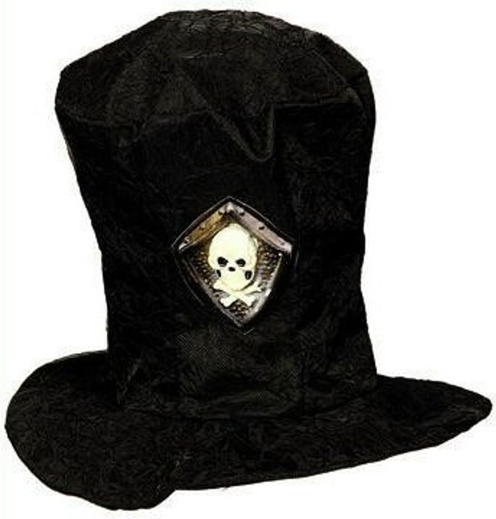 Zylinder Totengräber schwarz Karneval  Helloween Produktbild 