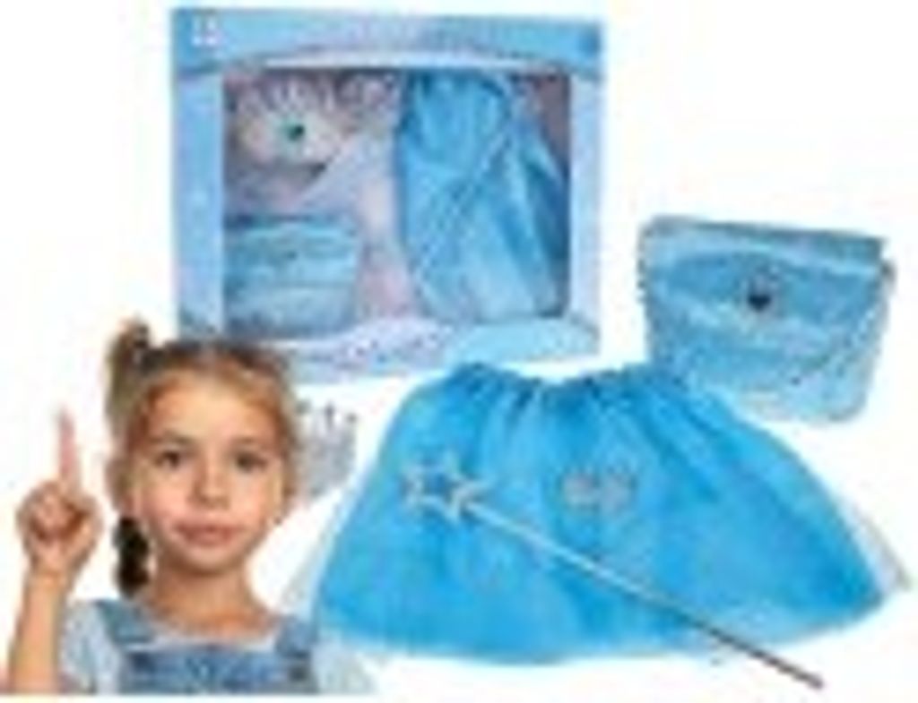 Prinzessinnen-Set mit Kleid und Accessoires