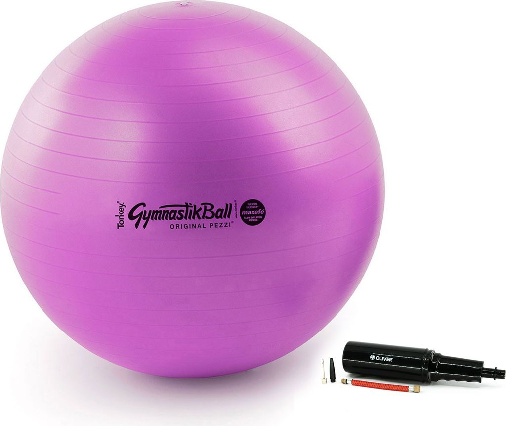 Original Pezzi Gymnastikball MAXAFE m. Pumpe - violett