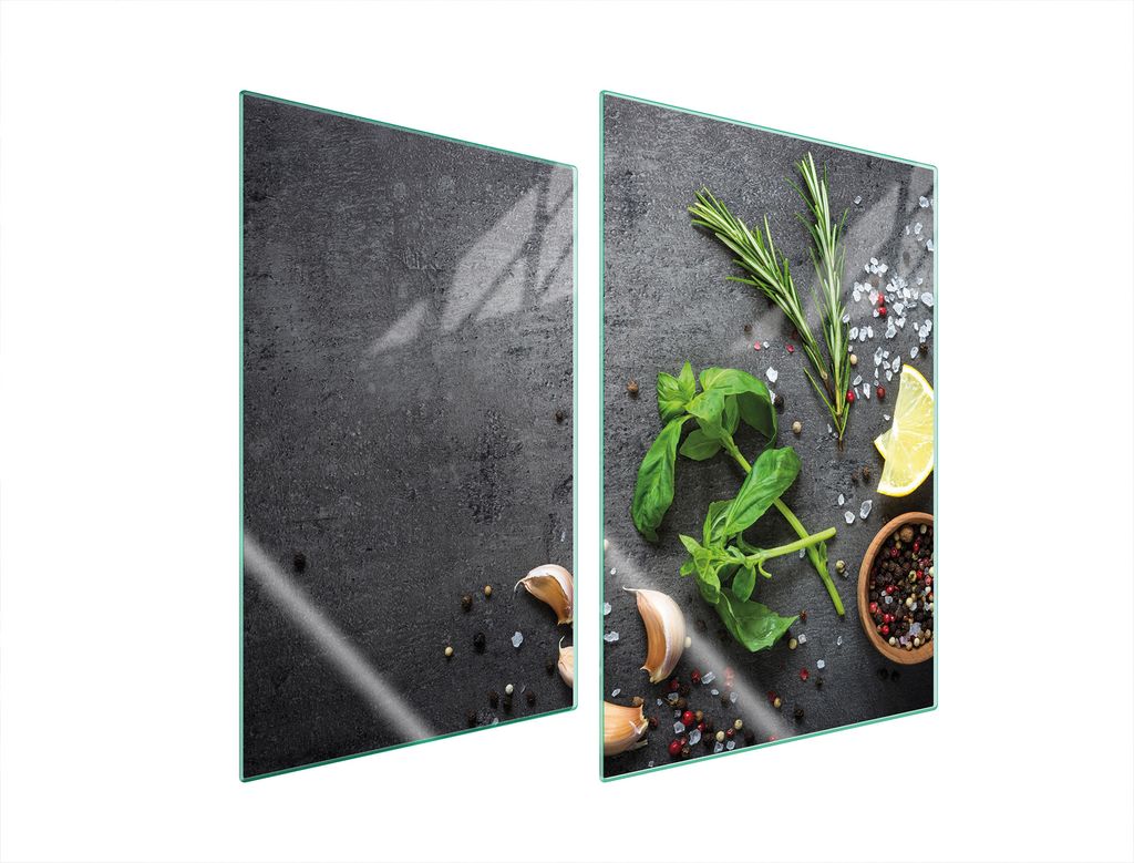 Glasschutzplatte Für Küche 2X35X52 Schiefer