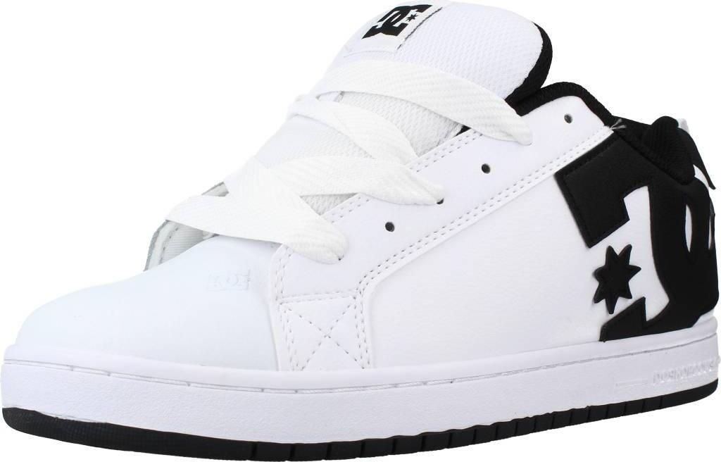 DC Shoes Court Graffik Herren Schnürung Lässig Turnschuhe Weiß Schwarz – undefined / Weiß schwarz