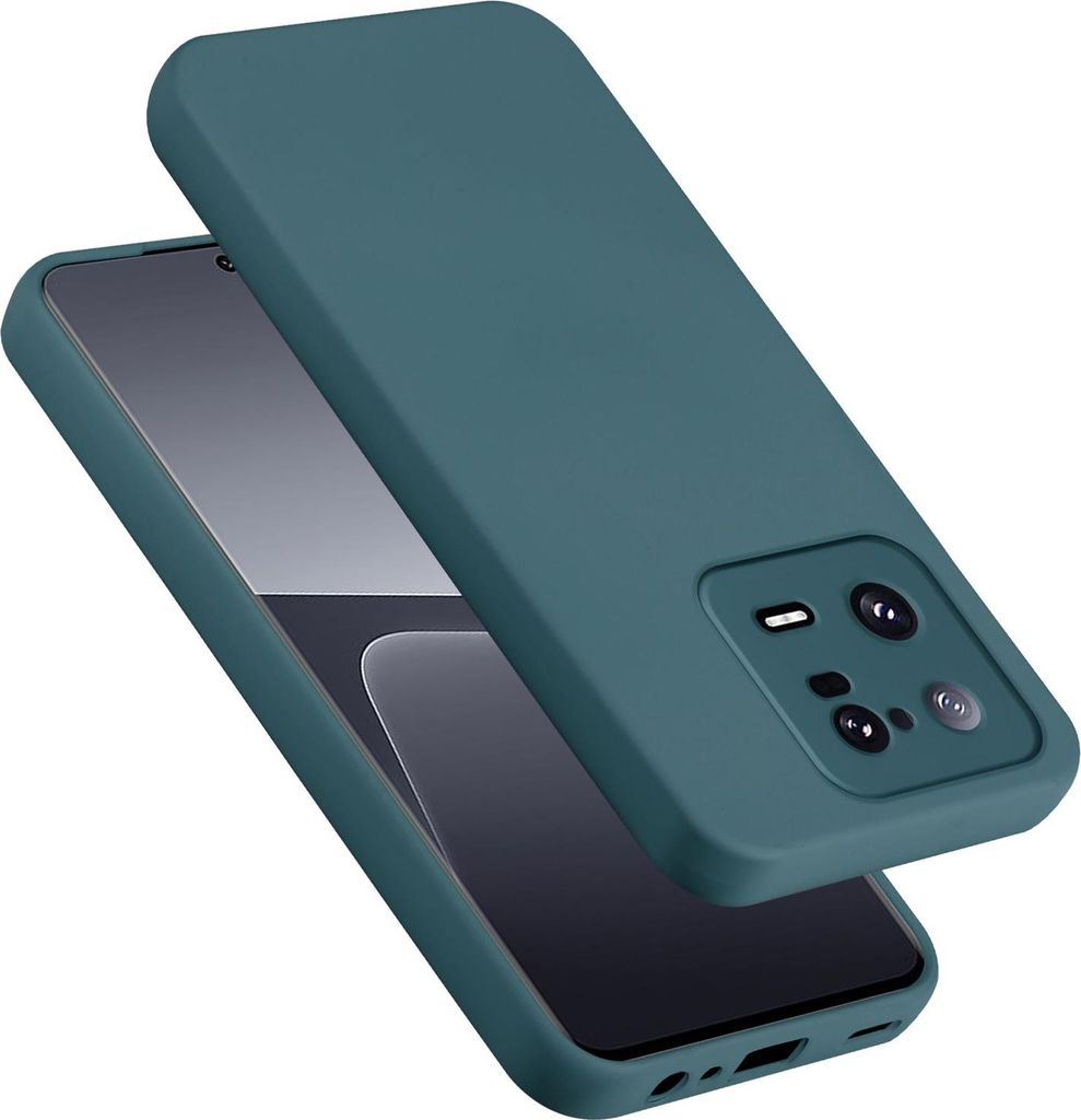 Cadorabo Hülle für Xiaomi 13 Pro 5G Hülle Silikon Handyhülle Case aus flüssigem Silikon, Kratzfeste und stoßfeste Schutzhülle für Xiaomi 13...
