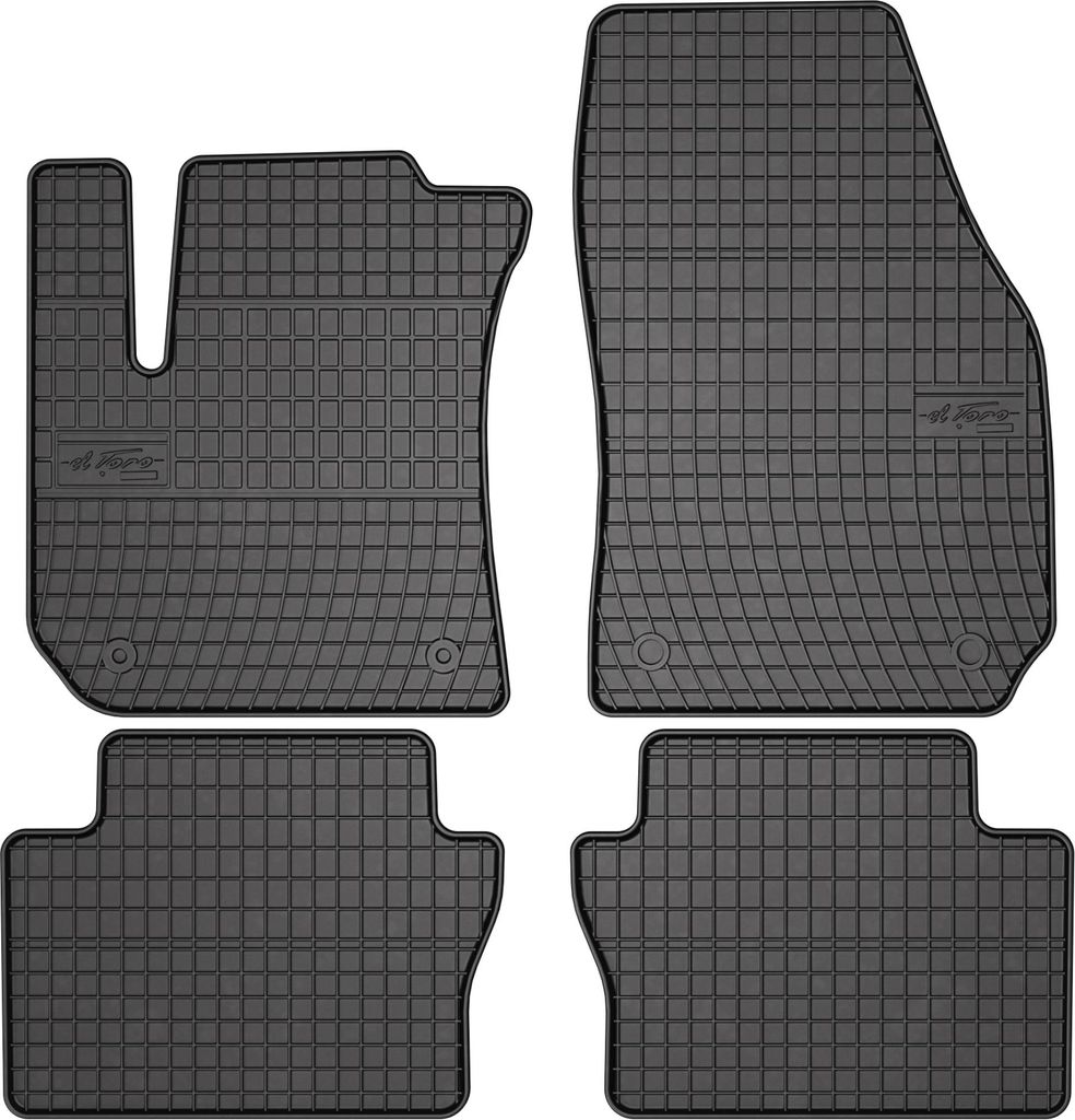 FROGUM Gummimatten Autofussmatten für Opel Zafira B 2005-2014