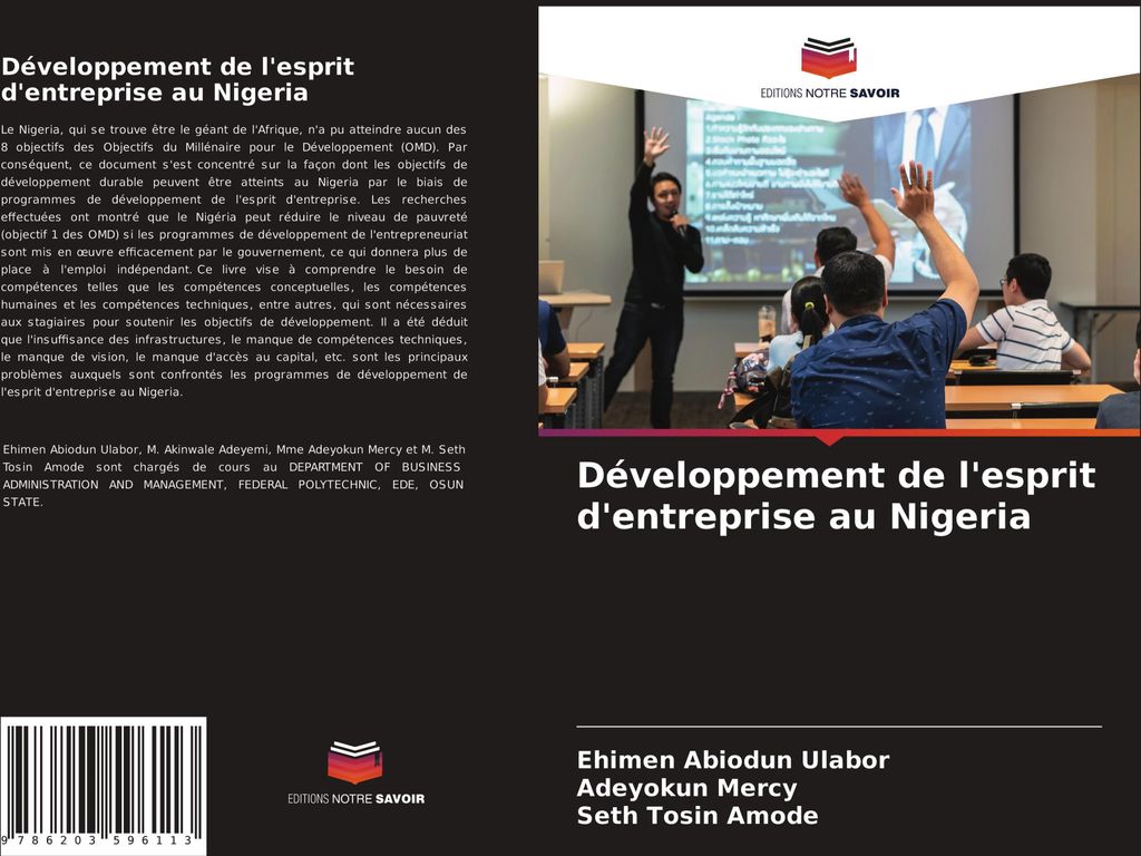 Développement de l'esprit d'entreprise au Nigeria