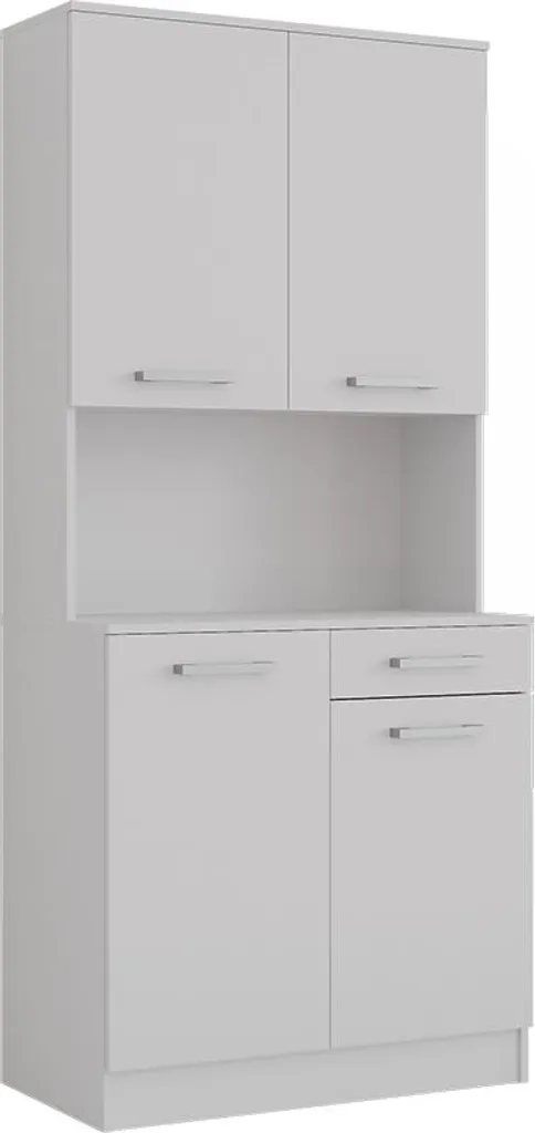 Vicco Raul Buffet de Cuisine Blanc 83.6x188.5 cm Modèle 58433 à 4 Portes
