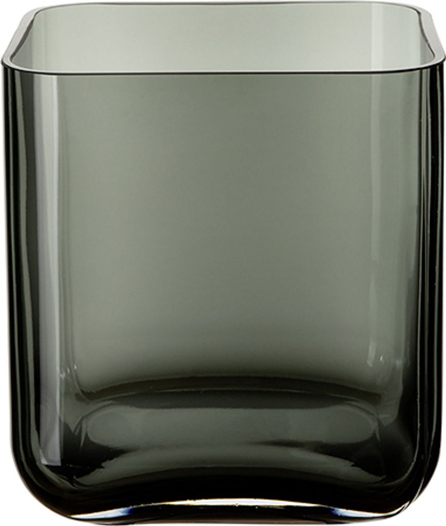 Fink Vase, Windlicht Rubio grau Glas Höhe 17,5 cm Produktbild 1