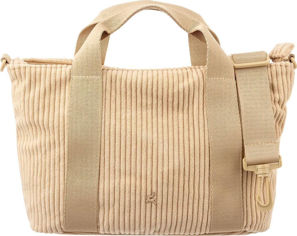 Prato SC05 zeitlose Handtasche aus Breitcord light beige