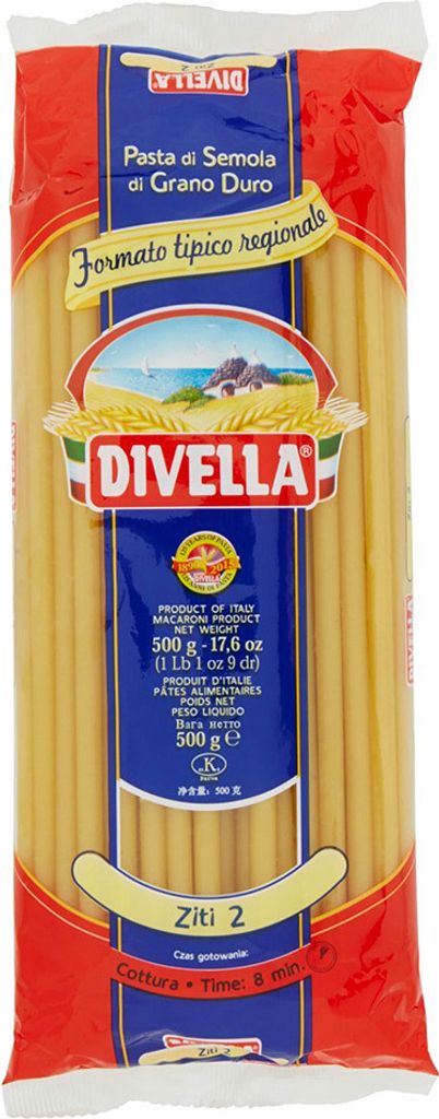 Nudeln Special Formats Ziti 500g - Divella Zdjęcie produktu 