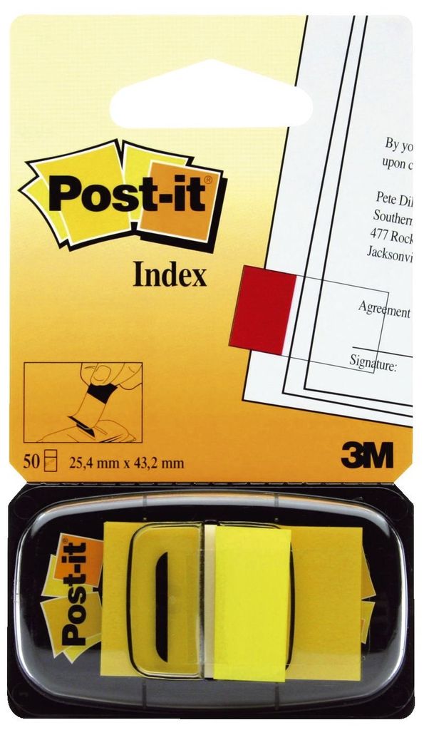 Post-it® 680-5 Index Standard Tipo 680 - 25,4 x 43,2 mm, Immagine del prodotto 