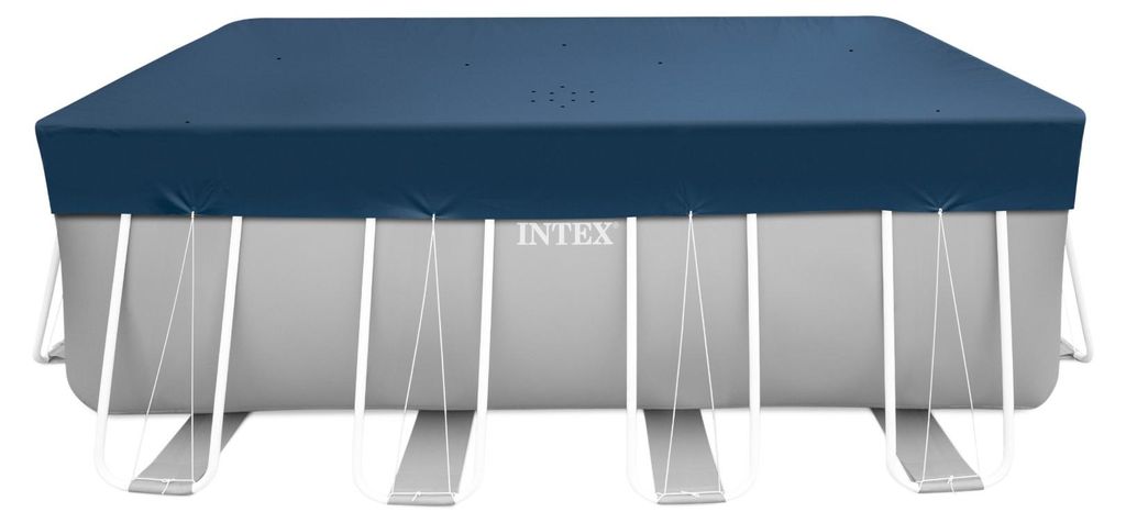 INTEX Pool Abdeckplane 400x200cm rechteckig Deluxe mit 20cm Überhang 28079