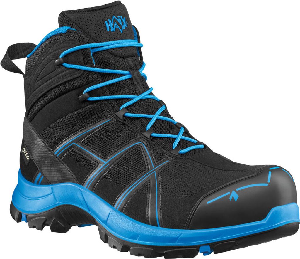 HAIX Sicherheitsschuhe knöchelhoch S3 BLACK EAGLE Safety 40.1 mid/black-blue 610015 51