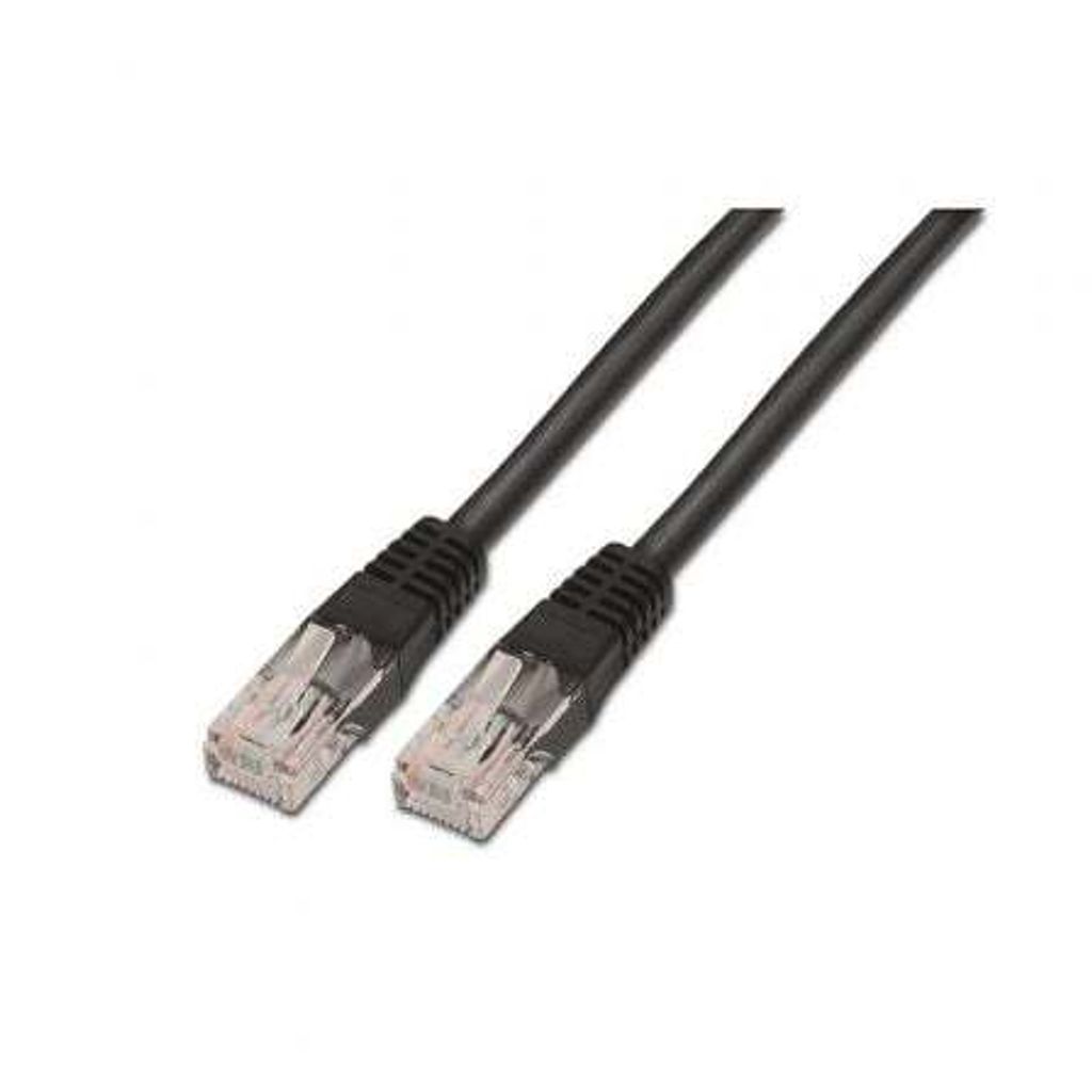 Aisens - rj45 cat.6 utp awg24 patch kabel, schwarz, 3.0m