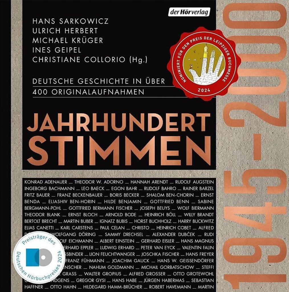 Jahrhundertstimmen 1945-2000 - Deutsche Geschichte in über Produktbild 