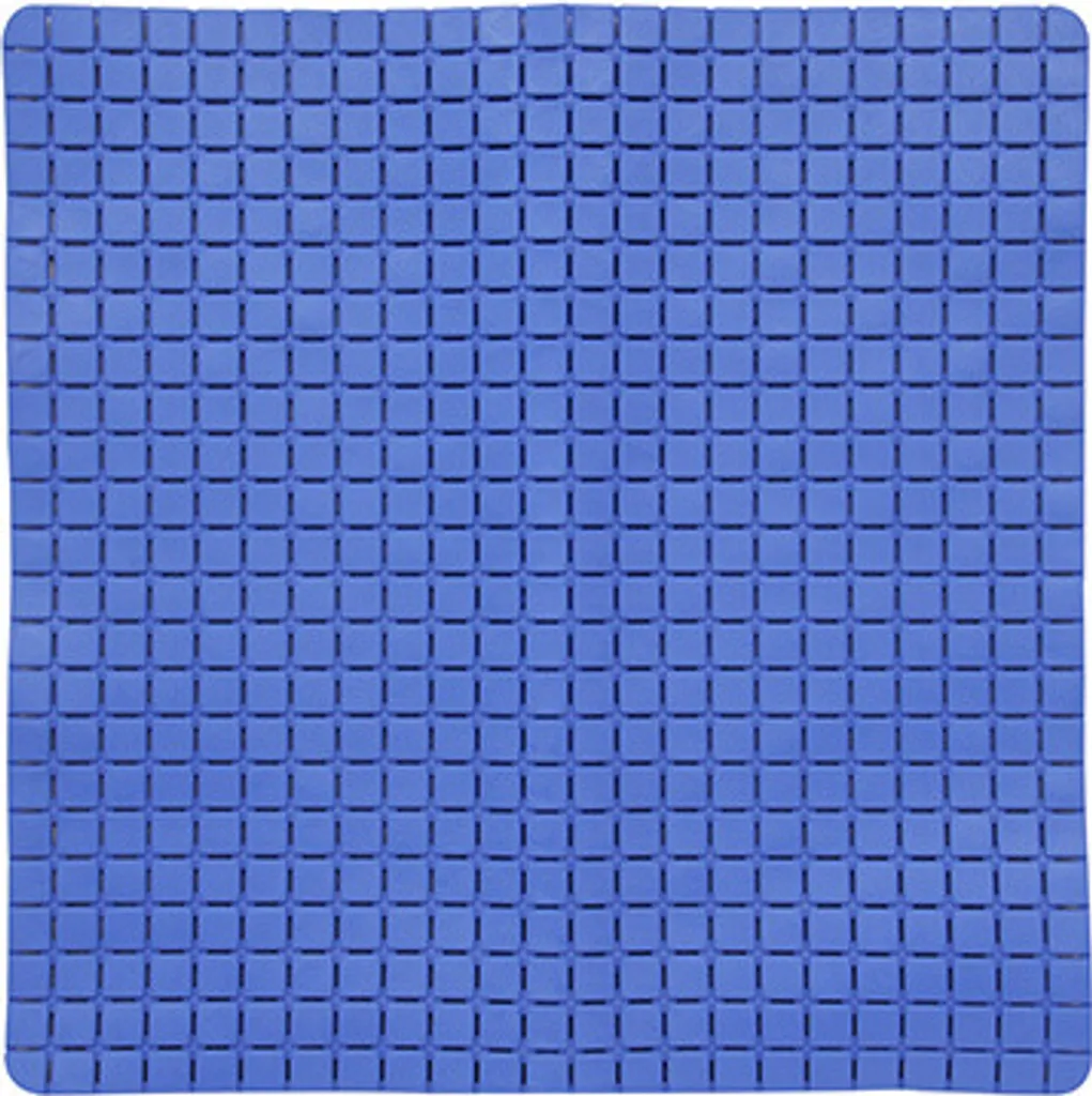 Tappetino Doccia MSV Premium 54x54 Blu Antiscivolo Ventose Profumo Rose