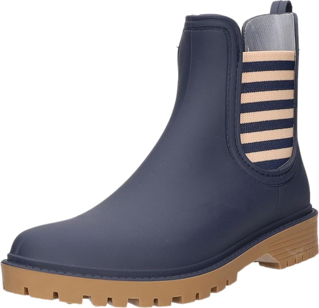 Jewels of Style Damen-Gummistiefel Blau-Mehrfarbig, Farbe:blau, EU Größe:40