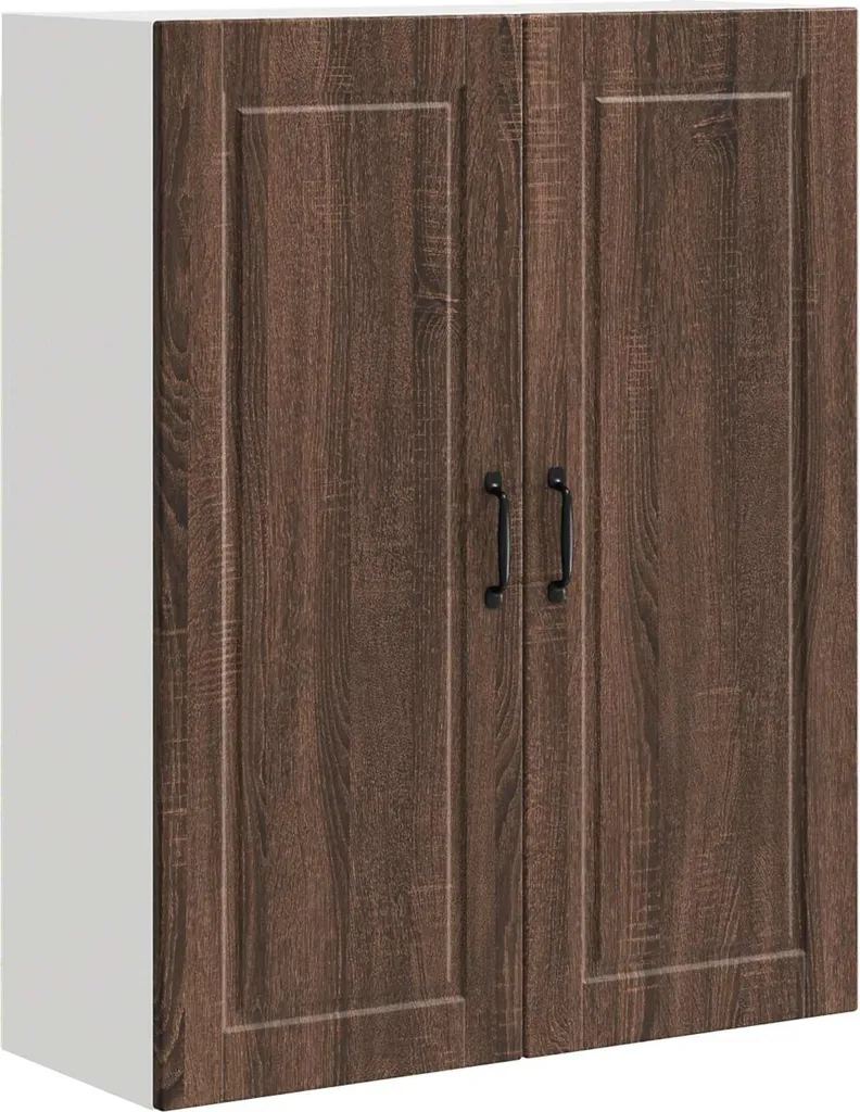 Mobile Credenza Cucina vidaXL 80 cm Rovere Marrone | Design Salvaspazio