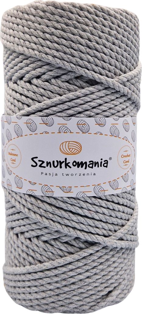 Makramee-Garn 5 mm 100 m 3-fädig, viele Farben, Baumwollgarn, Baumwollkordel 5 mm 3-lagig, Makramee-Kordel, Makramee-Kordel, Baumwollkordel, gehä...