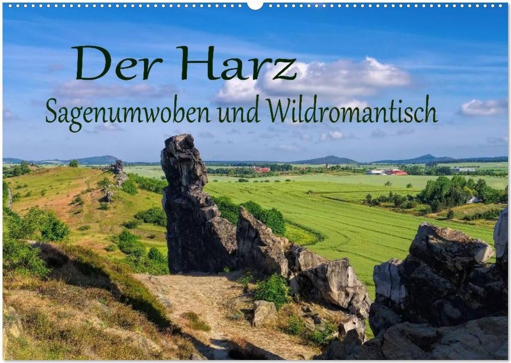 Der Harz - Sagenumwoben und Wildromantisch (Wandkalender 2026 DIN A2 quer), CALVENDO Monatskalender
