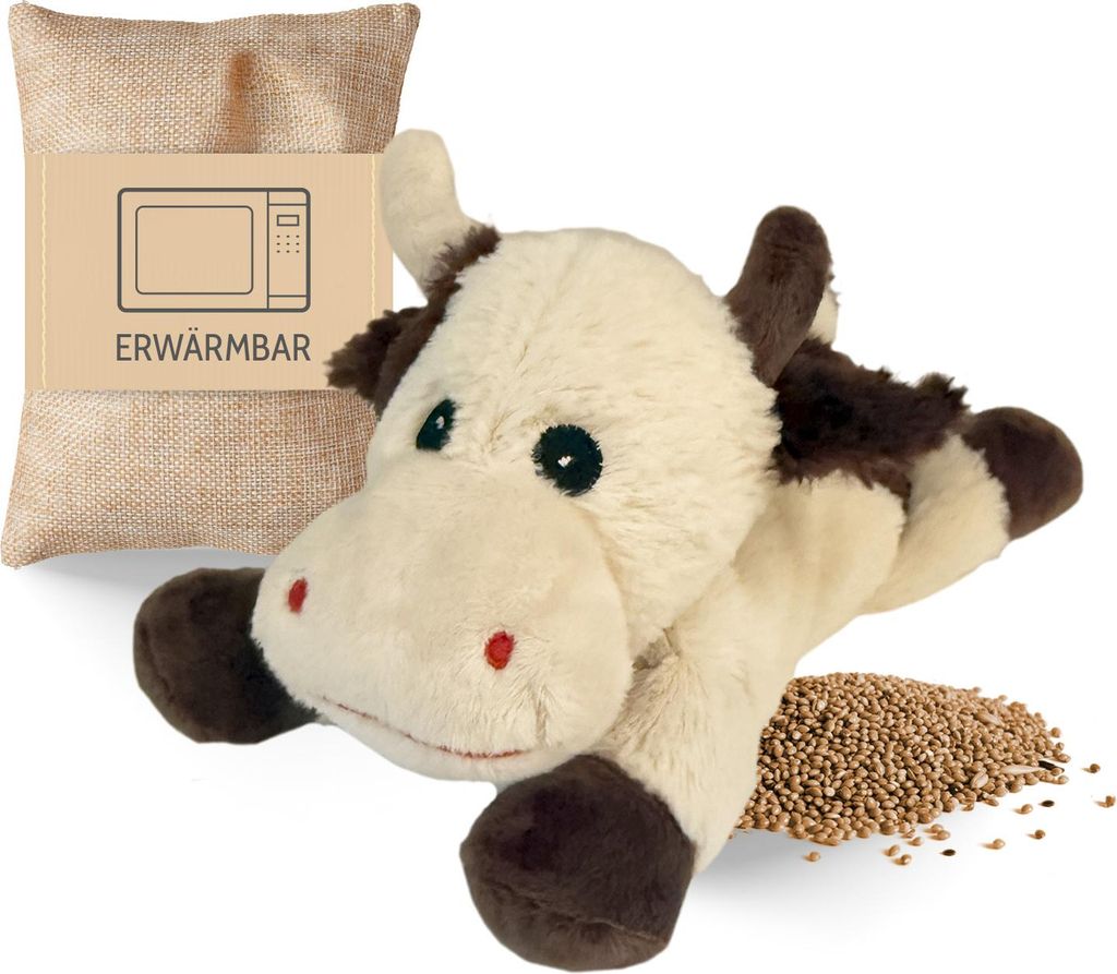 Habibi Plush Wärmekuscheltier MIDI Deluxe Kuh