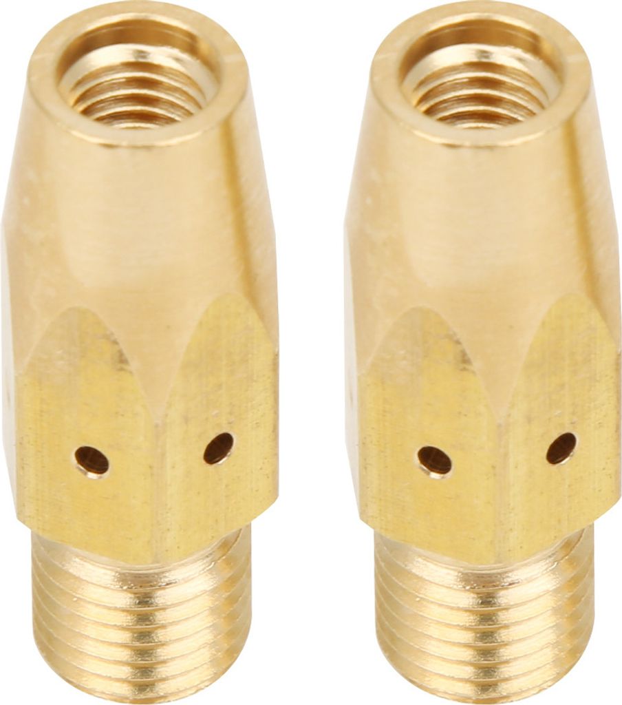 Kontaktspitzenadapter für MIG-Schweißpistole Gasdiffusor für Miller M-25/M-40 & Hobart(2 St.)