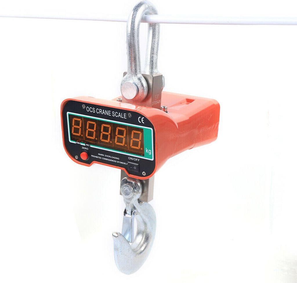 3T Lastenwaage Kranwaage Hängewaage Industriewaage LED Waage Drahtlose Elektronische Hakenwaage
