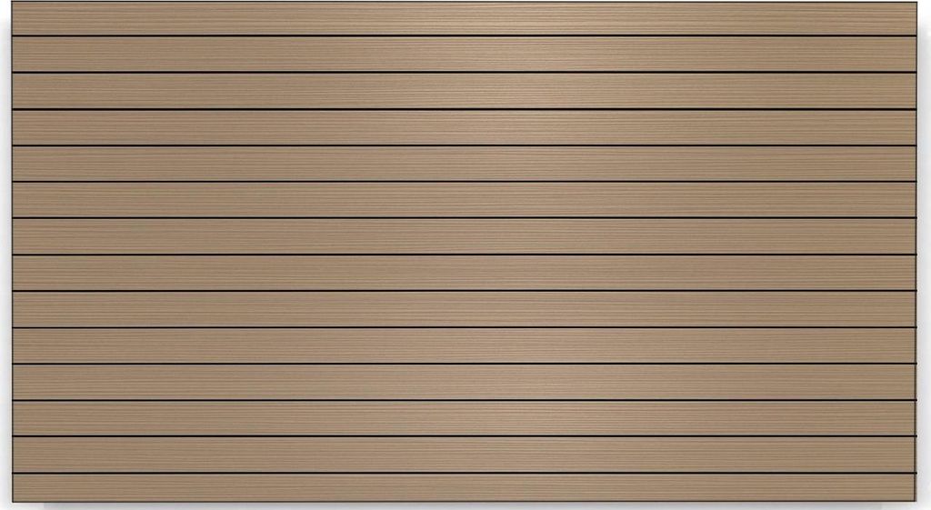 Selbstklebende Wandpaneele 3D Holzoptik – Fliesenaufkleber PVC – Wandverkleidung ohne Bohren – zuschneidbar – Braun 60 x 300 cm – für gl...