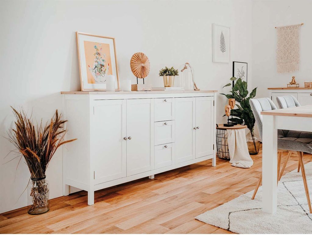 CALICOSY - Sideboard mit 4 Türen und 3 Schubladen L180 cm - Produktbild 6