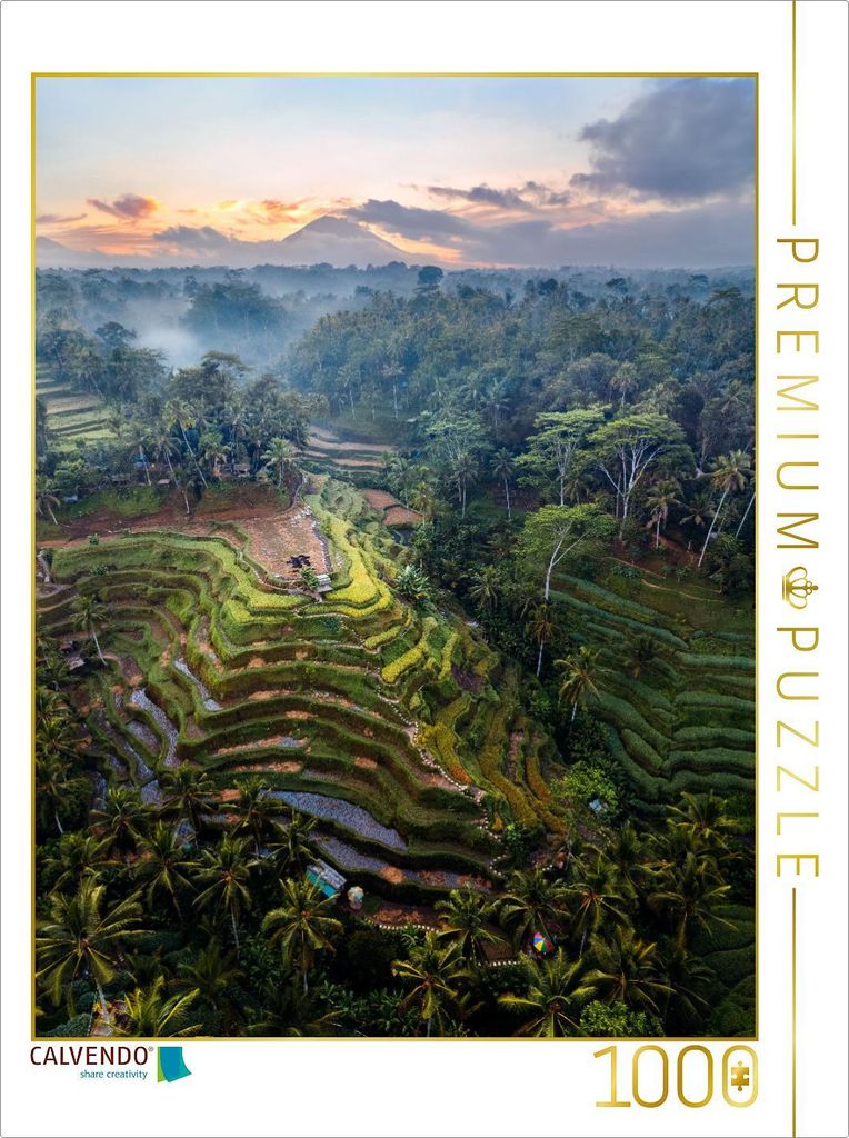CALVENDO Puzzle Ubud - Bali 1000 Teile Puzzle hoch | 1000 Teile Lege-Größe 64x48cm Foto-Puzzle für glückliche Stunden