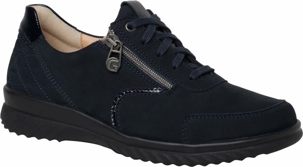 Ganter Komfort Schnürschuhe Heike Damen 31363237343230 Blau 38 EU