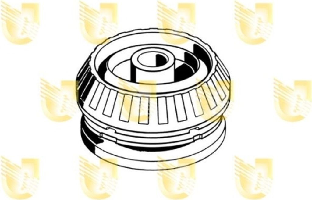 2 Reparatursatz, Federbeinstützlager UNIGOM 391405 für FORD MAZDA