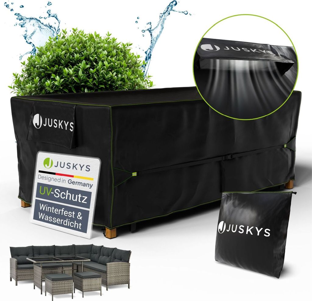 Juskys Gartenmöbel Abdeckplane CoverSafe Pro 210x110x75 cm- Produktbild 