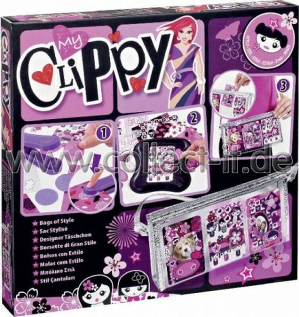 My Clippy Kreativ-Bastelset 'Bags of Style' zum Basteln von eigenen Handtaschen