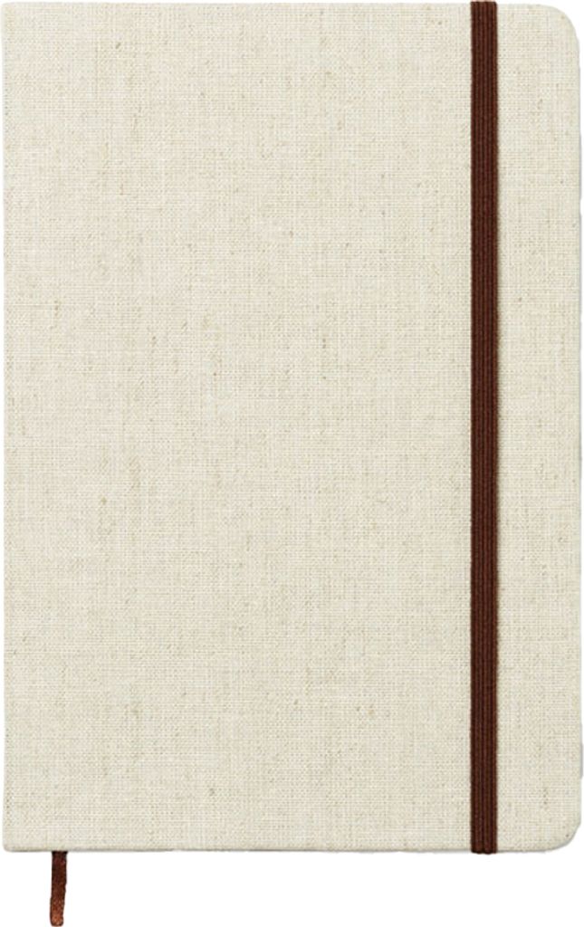 MidOcean - Notizbuch, Canvas, A5 MO372 (Einheitsgröße) (Beige)