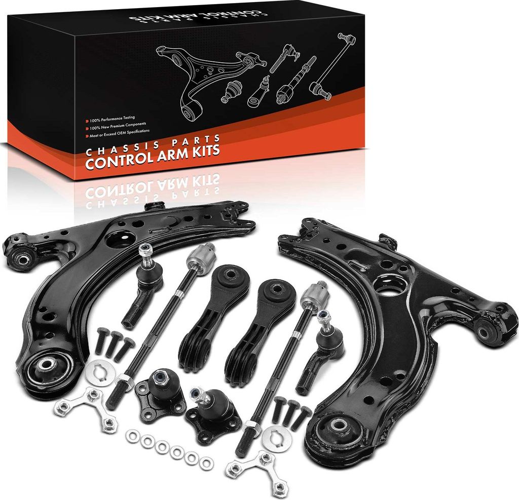 Frankberg 1x Querlenker Satz Vorderachse für VW Bora Variant Golf IV Audi A3 Seat Leon Toledo II Skoda Octavia I Combi