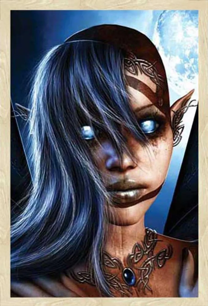 Poster Gothfae Ravenheart con Cornice Shinsuke Rovere Maxi 61x91,5