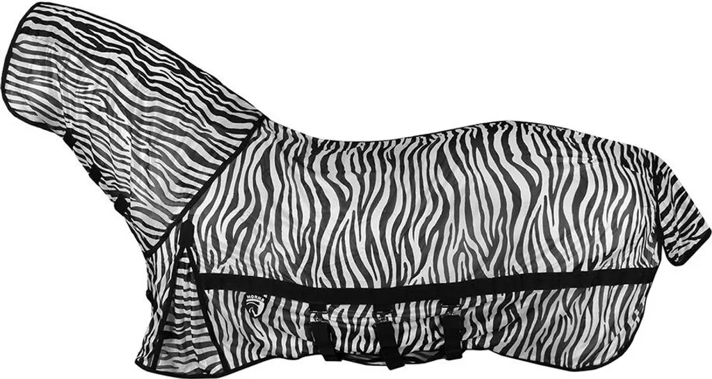 Fini les piqûres : Couvre-cou anti-mouches Horka Neck pour cheval calme