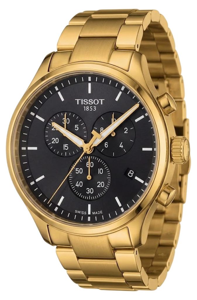 Tissot Chrono XL Classic 45 mm Cadran noir Quartz Image du produit 