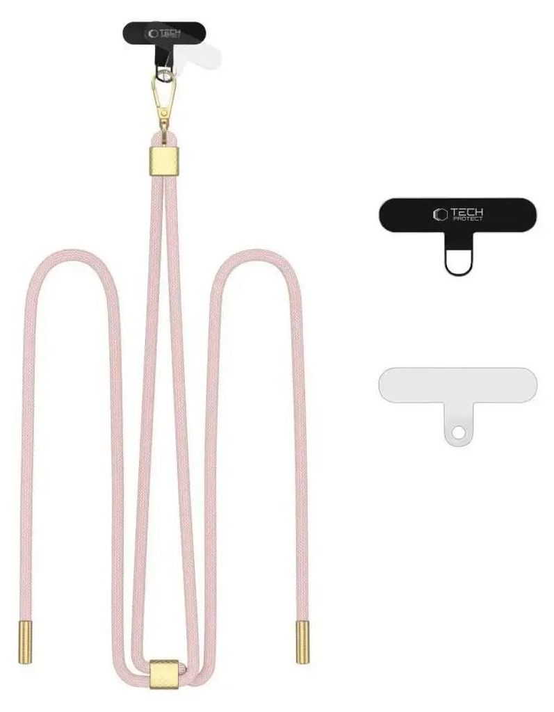 Pasek Tech-Protect C2S Rope Crossbody Strap Leash - różowy Zdjęcie produktu 
