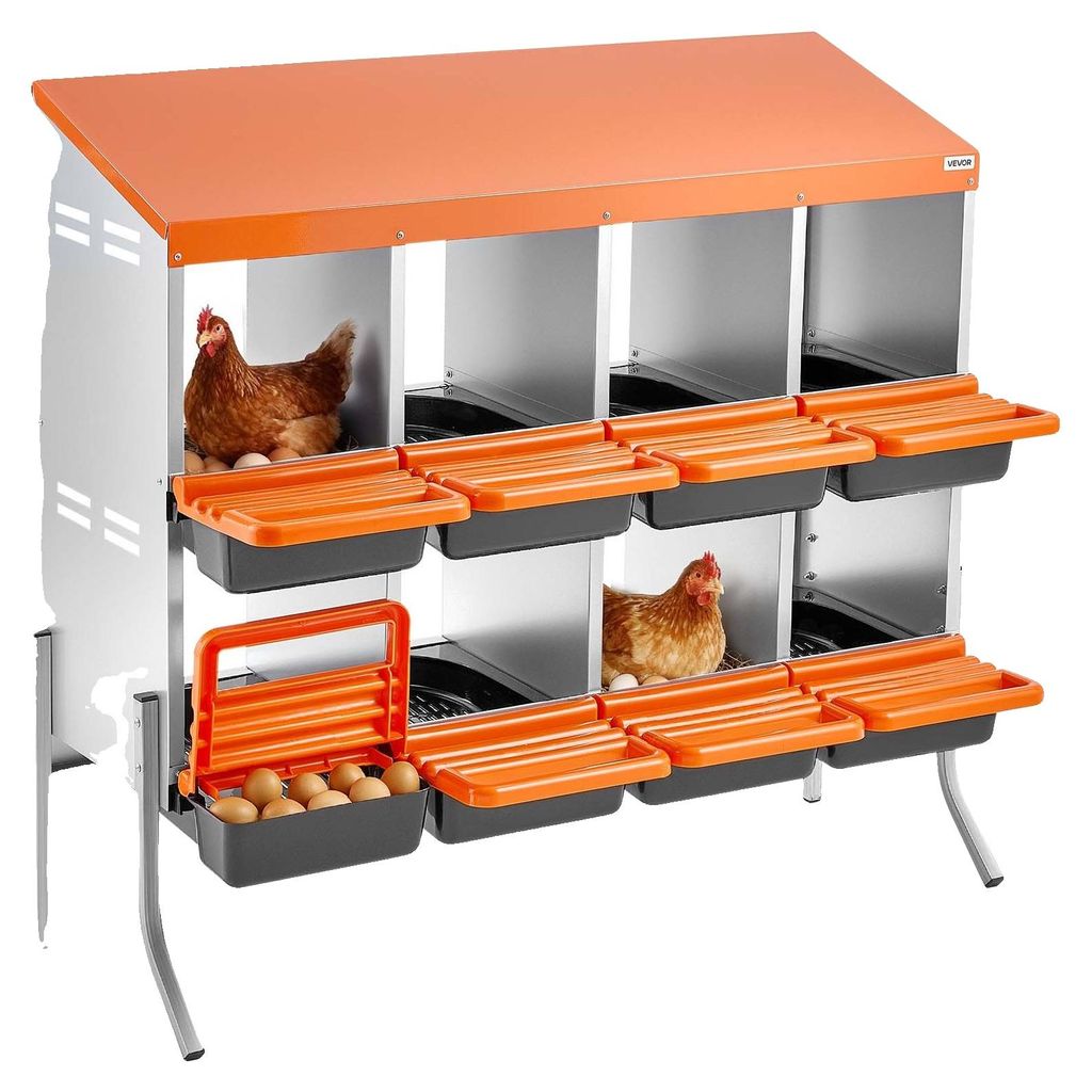 VEVOR 2-laags legnest, 1060x525x990 mm, 8 compartimenten, Productafbeelding 