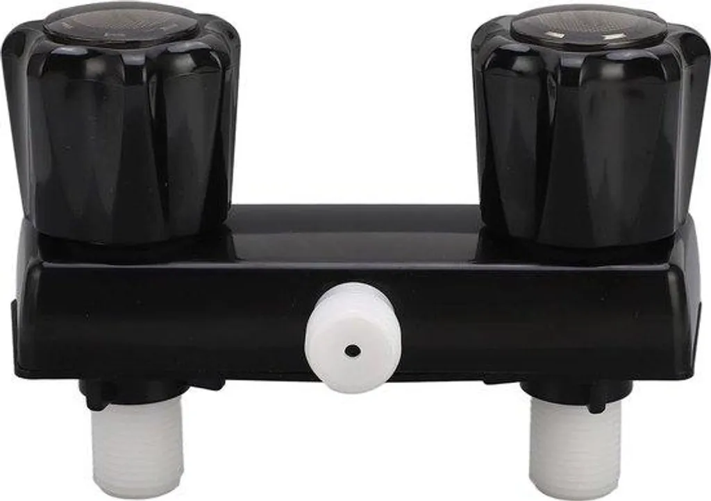 Mitigeur de douche noir anti-calcaire à 2 boutons, durabilité assurée